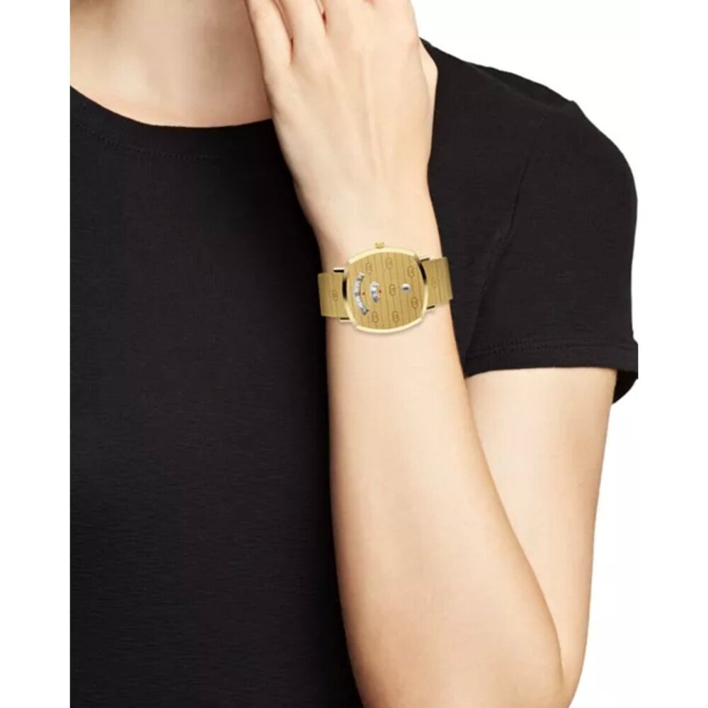 Gucci Grip Quartz Stainless Steel Watch Yellow Gold 38mm YA157409
unisex - Picture 3 of 15